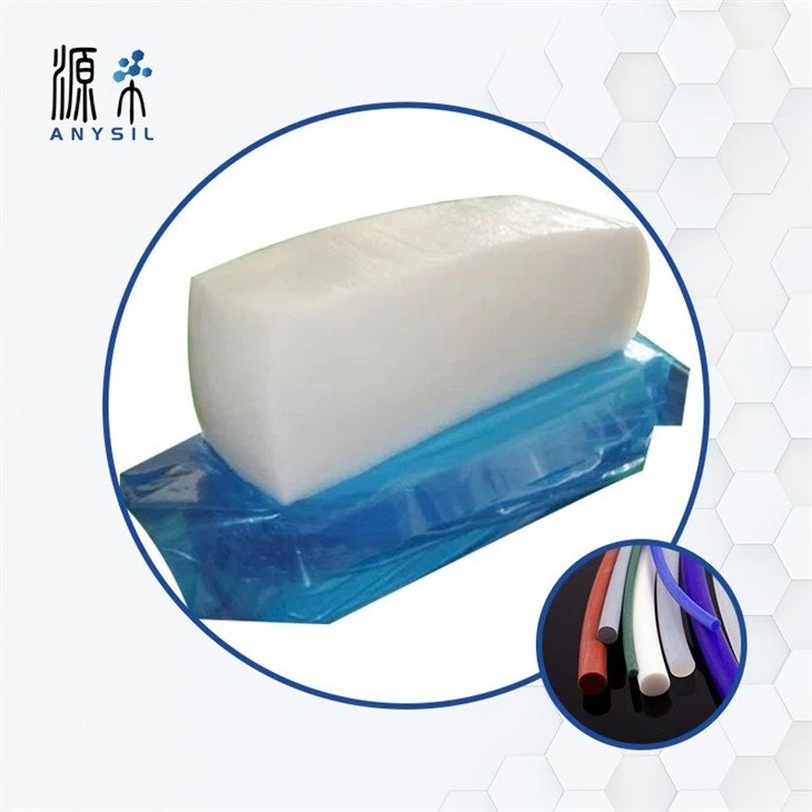 Extrusion molding fumed HTV